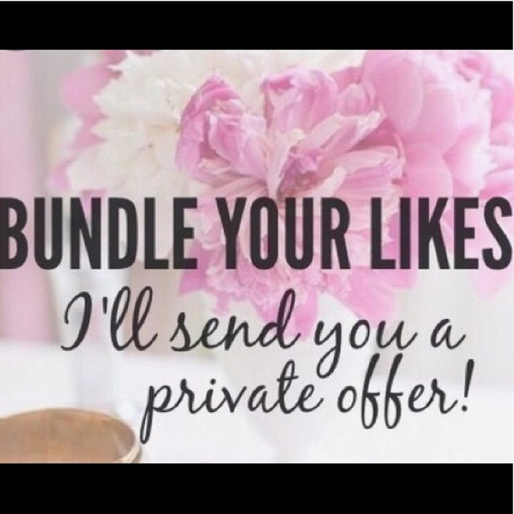 🛍🛍💕Bundle your likes - Happy Poshing!!!💕🛍 - Picture 1 of 1